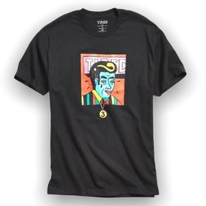 James Baldwin Activist Street Art Graphic Tired James t-shirt